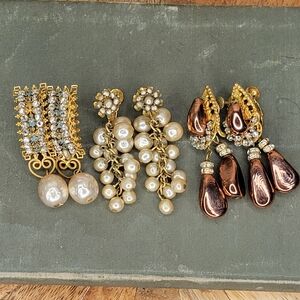 Vintage Miriam Heskell earring Lot